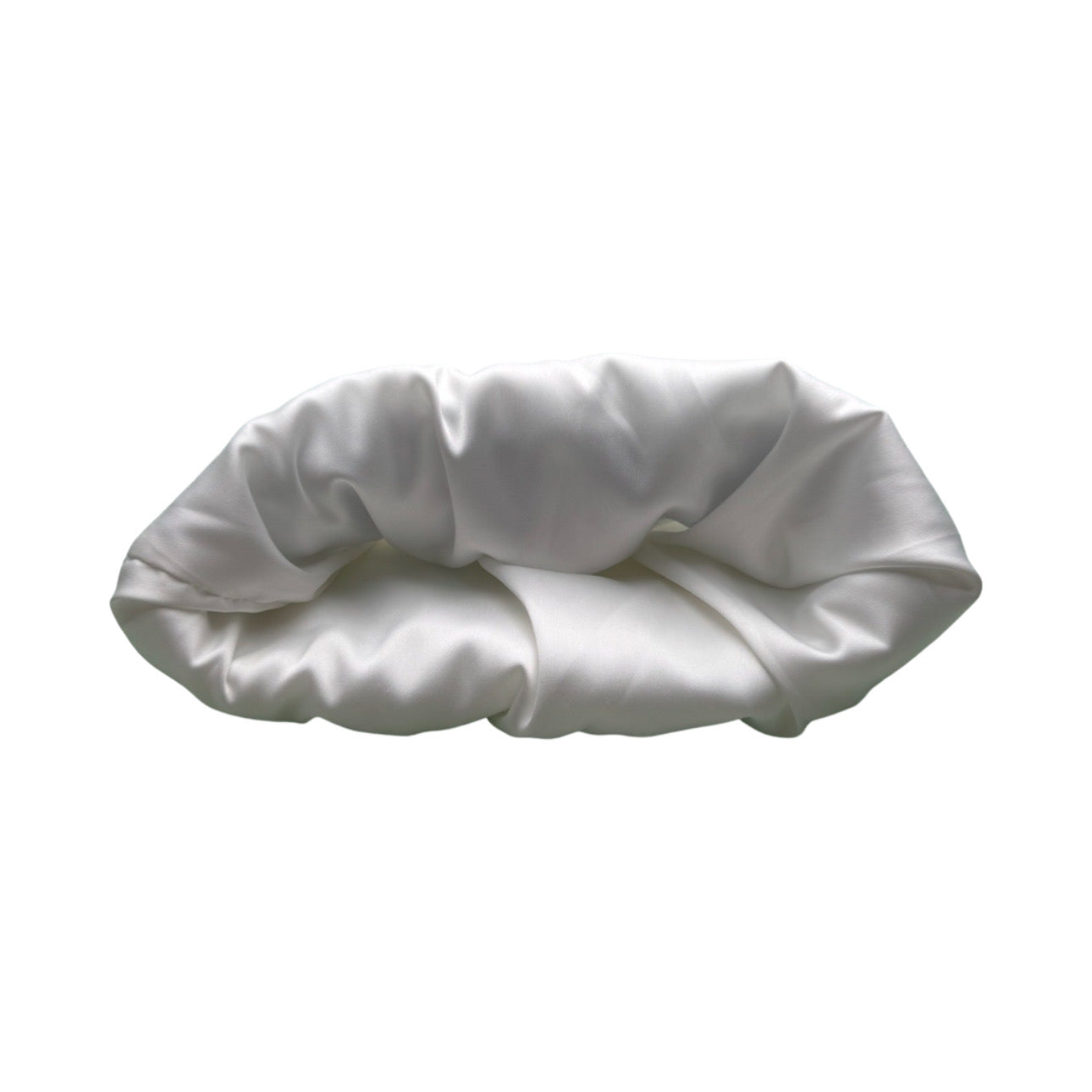 WHITE JACQUARD BEANIE