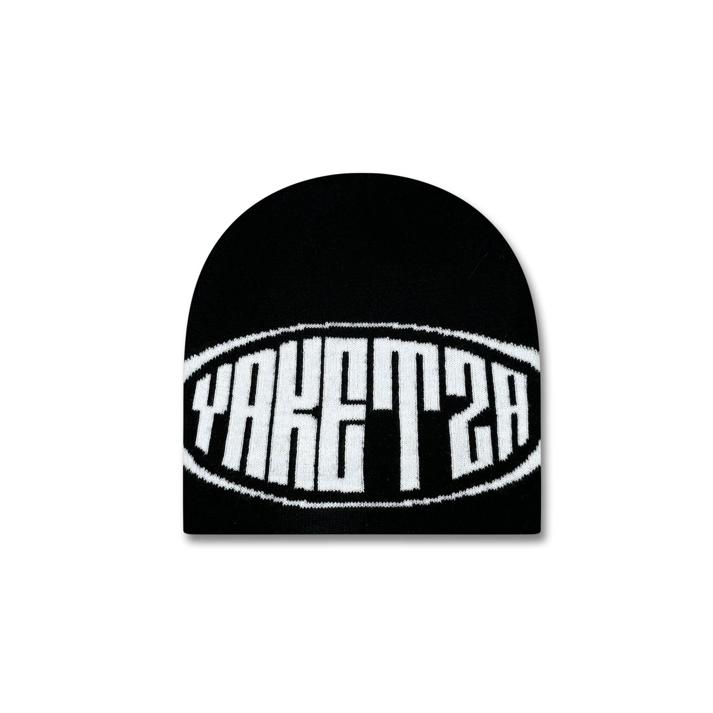 BLACK JACQUARD BEANIE