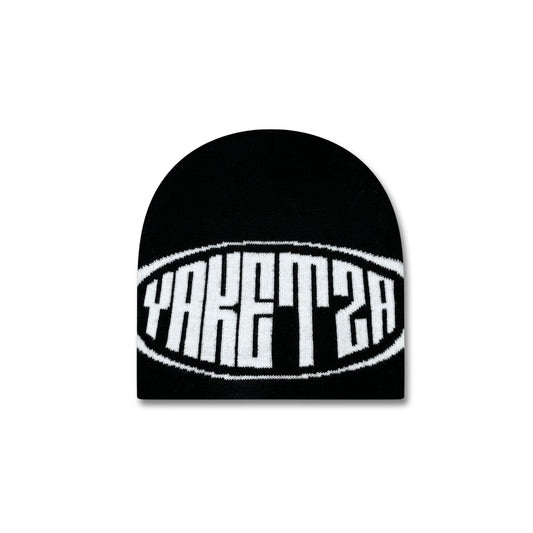 BLACK JACQUARD BEANIE